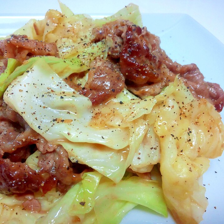 牛肉とキャベツのごまドレ炒め レシピ 作り方 By しゅうくりいむ 楽天レシピ